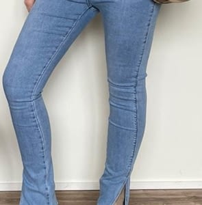 Split jeans spijkerbroek met split Stylefever
