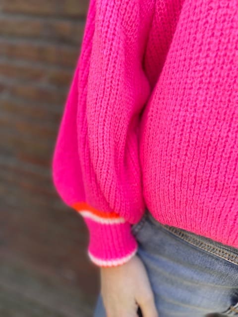 Roze sweater Azzurro mode